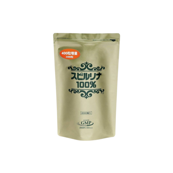 Tảo Xoắn Spirulina 2400 Viên Dạng Túi Nhật Bản
