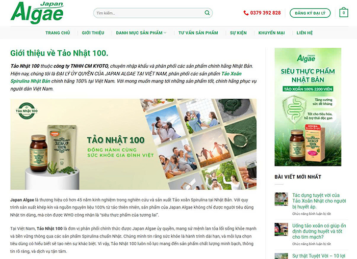 Tảo xoắn Nhật mua ở đâu? Bí quyết tìm địa chỉ mua hàng chính hãng 100%