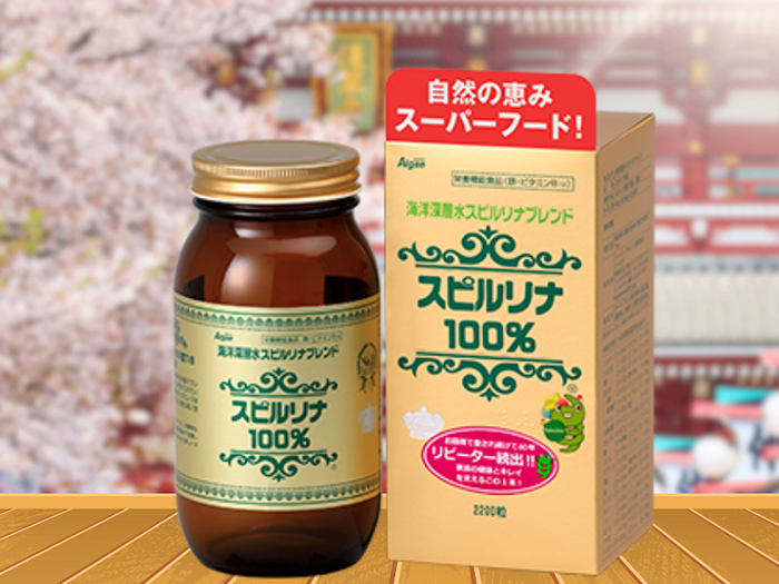 Viên uống Tảo xoắn Spirulina tem đỏ 2200 viên