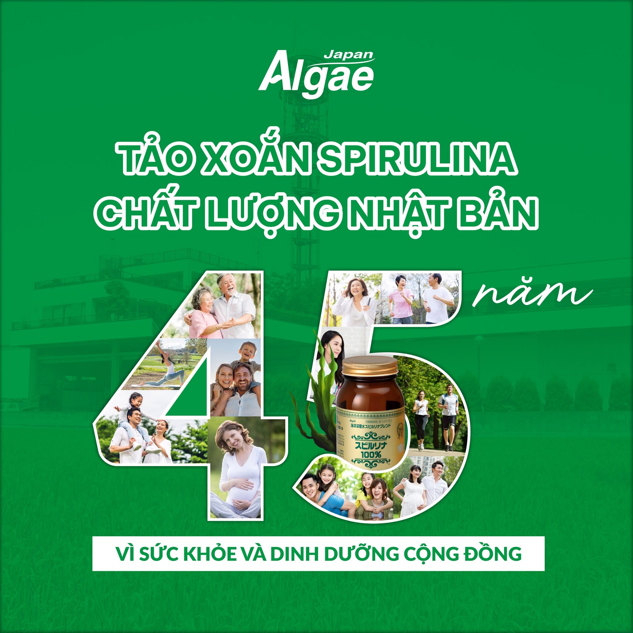 Giới thiệu về thương hiệu Tảo Xoắn Nhật Bản Japan Algae