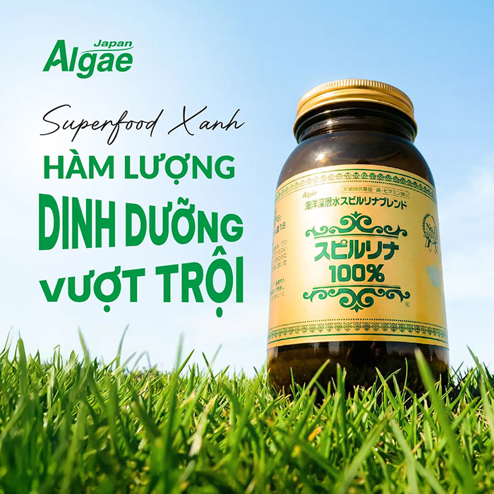 Cách sử dụng tảo xoắn Nhật Bản